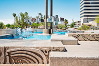 Charles Clement fountain, El Presidio Plaza, Tucson AZ
