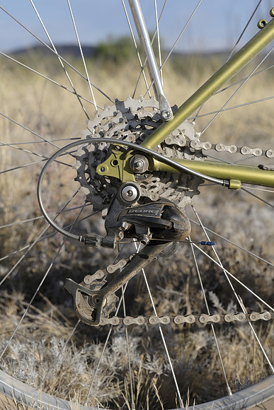 7-speed cassette.